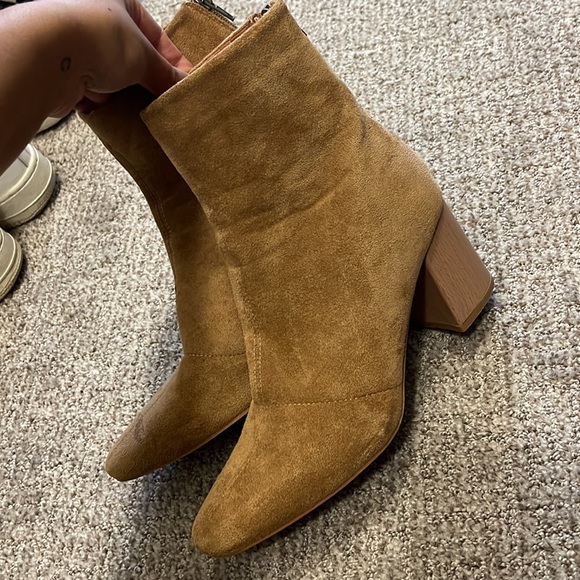 Brown Suede Booties - Picture 2 of 2